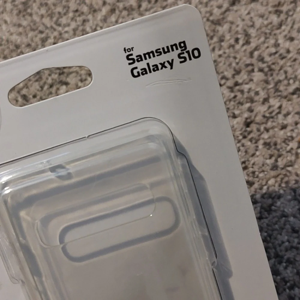 SAMSUNG Galaxy S10 Clear Phone Case